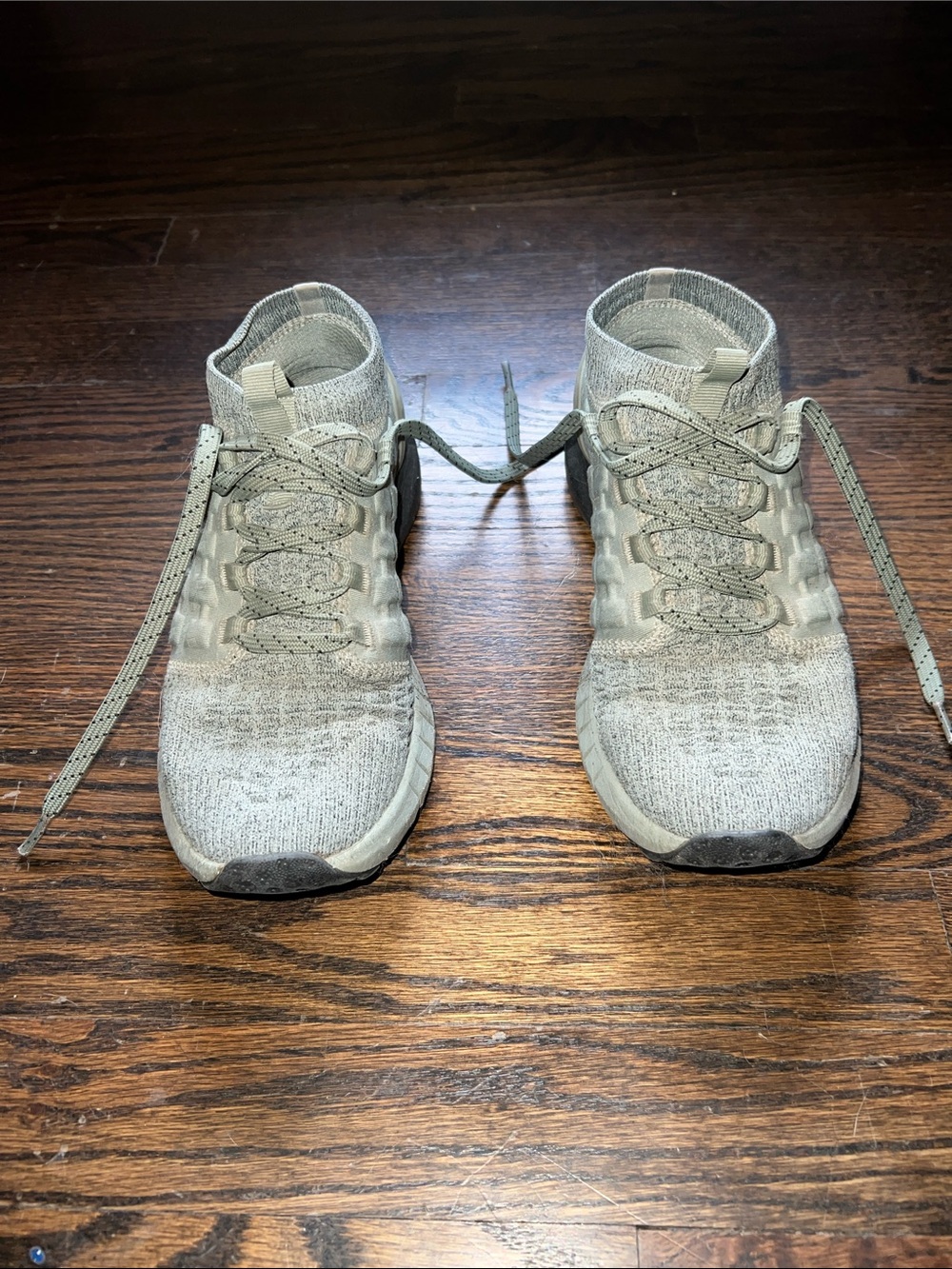 Under Armour Light green Knit High-Top Kids Sneakers